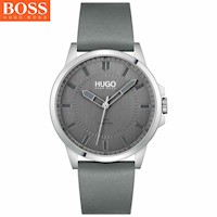 Reloj Hugo Boss First 1530185 para Hombre Acero Inoxidable Correa de Cuero Gris